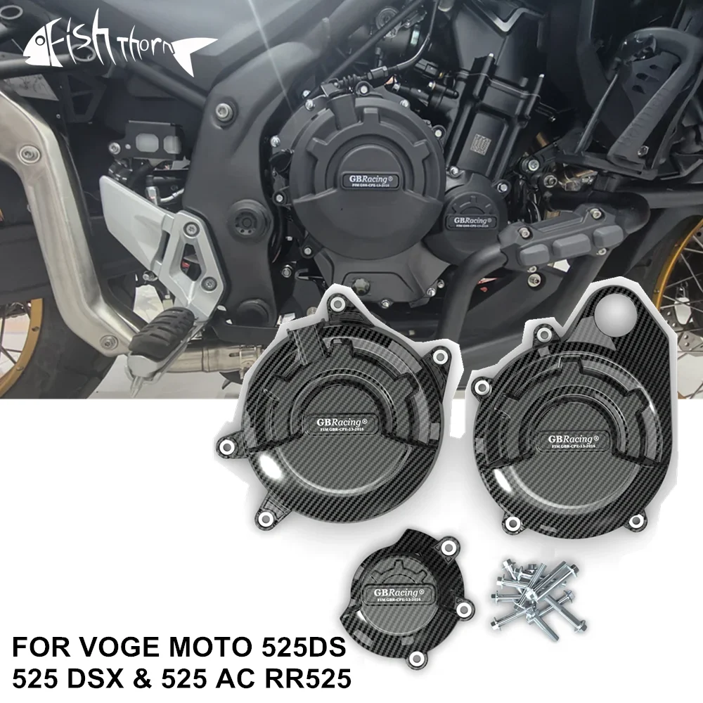 Motorcycle Engine Protection Cover Kit FOR VOGE MOTO 525DS & 525 DSX & 525 AC 2022-2023 RR525 2023-2024