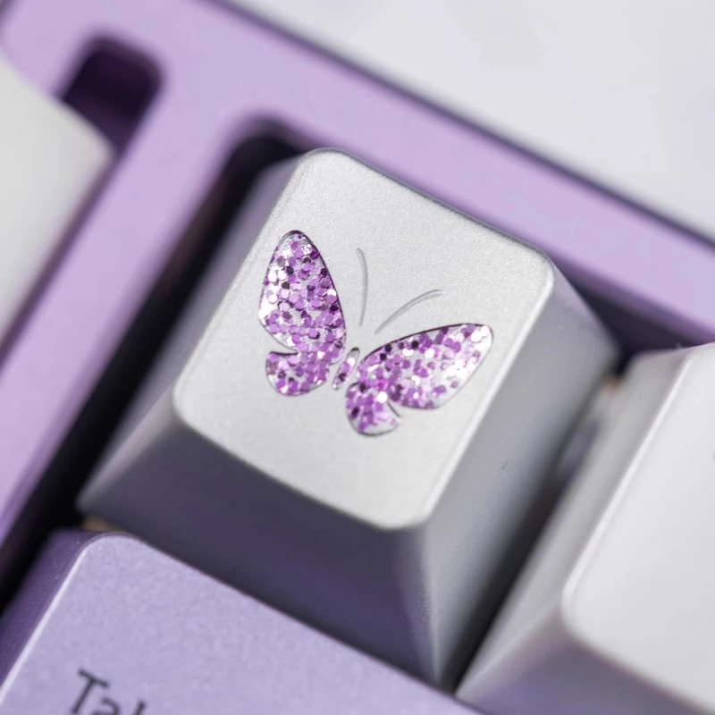 

BLACKeys Valorant Enamel Opaque Keycaps CNC Aluminum Alloy Personalized Metal Customized Keyboard Keycaps Factory Height