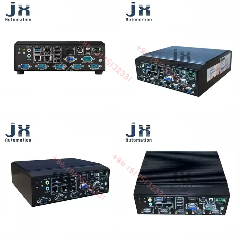 

AIMC-2000J-00A2 Front Access Fanless Micro Computer with VGA 6 COMs 8 USBs for Industrial PC