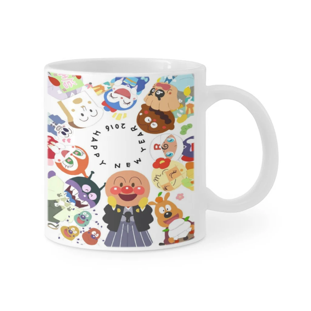 Cute Anpanman Cartoon Tea Coffee Mugs Bachelorette Party Team Groomsman Cups Wedding Gifts