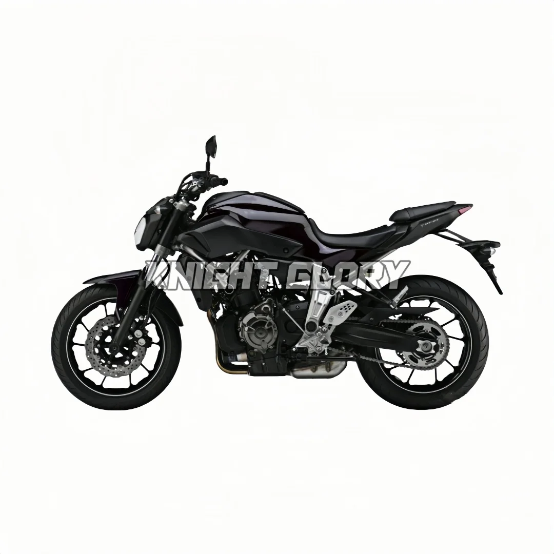 Full set of motorcycle  injection molded body coverings. Suitable for MT-07 FZ07 models from 2012 and 2017. Body coverings.