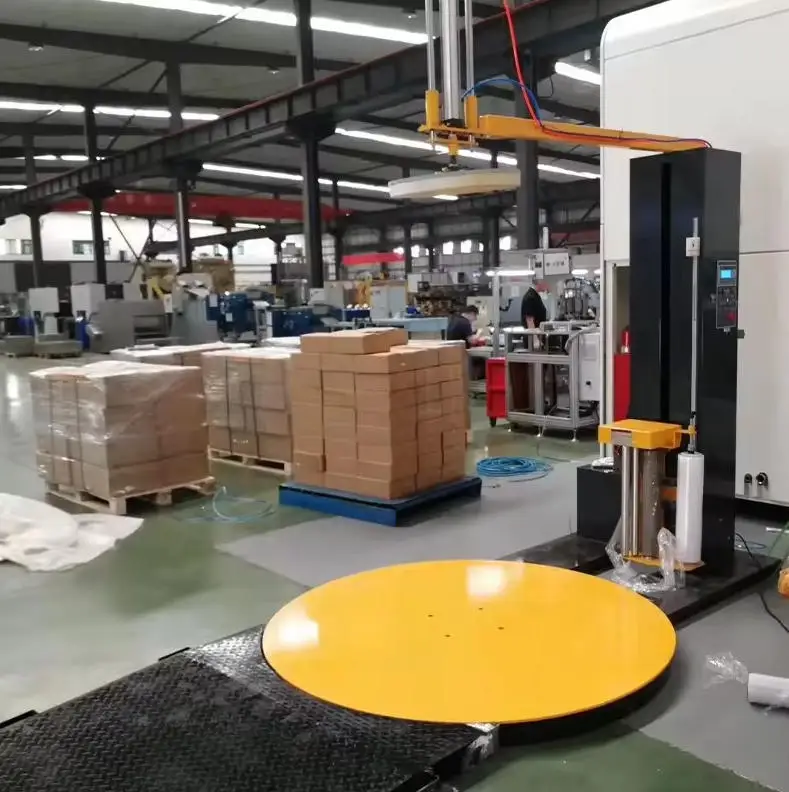 Stretch tray packaging machine Tray stretch packaging machine