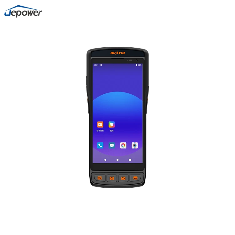 Android Rugged Handheld PDA Thermal Printer Mobile POS Terminal Barcode Scanner RFID for Parking Ticketting Warehousing