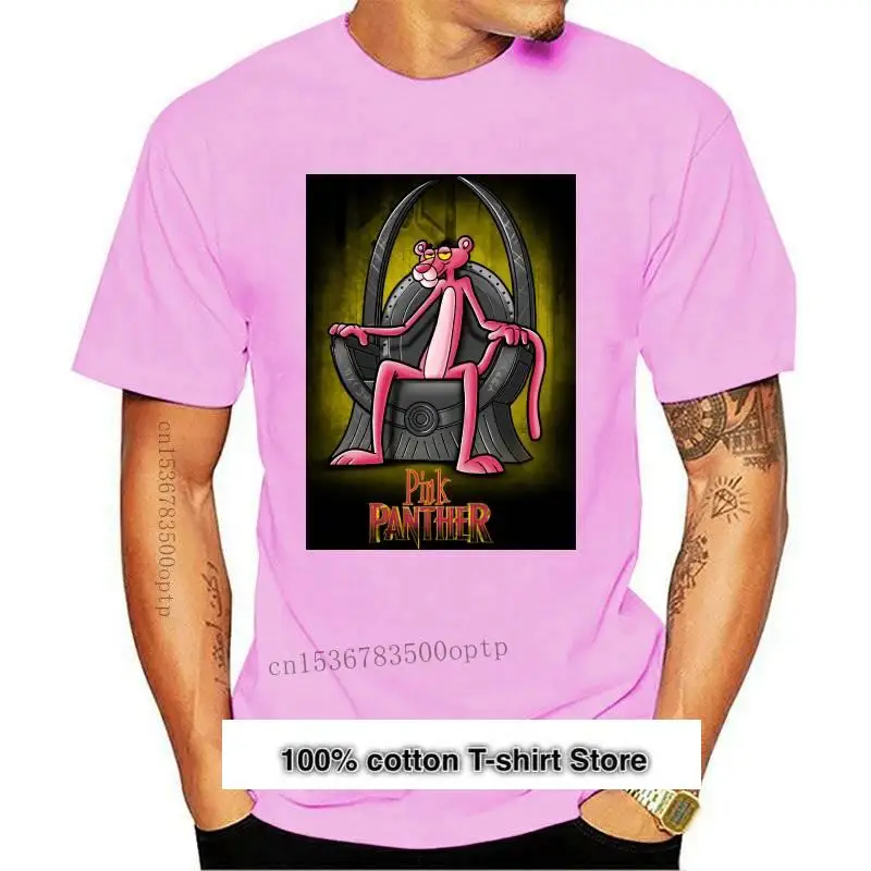 

Camiseta de Pantera Rosa para hombre y mujer, ropa para mujer, top