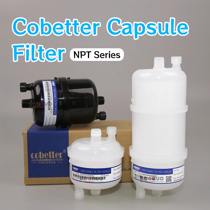 UV Printer Cobetter Capsules Filter NPT742-B-INKPP0500C For Cobetter Flora LJ-3204 LJ-3208 LJ-520 Zhongye Ink Filter 5U