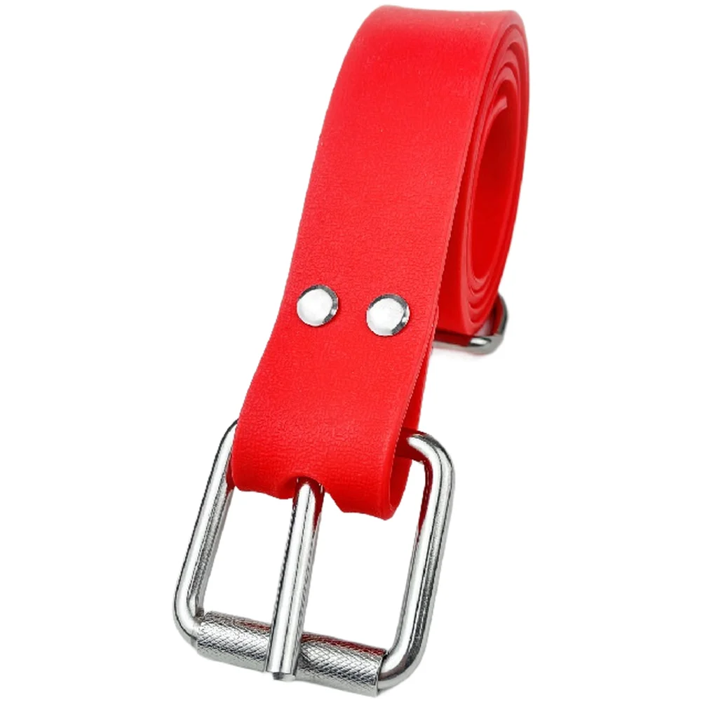 Freediving Training Weight Belt Red,Pink,Blue,Green,White,Black for versatile Training Tool Non-slip Silicone Adjustable System