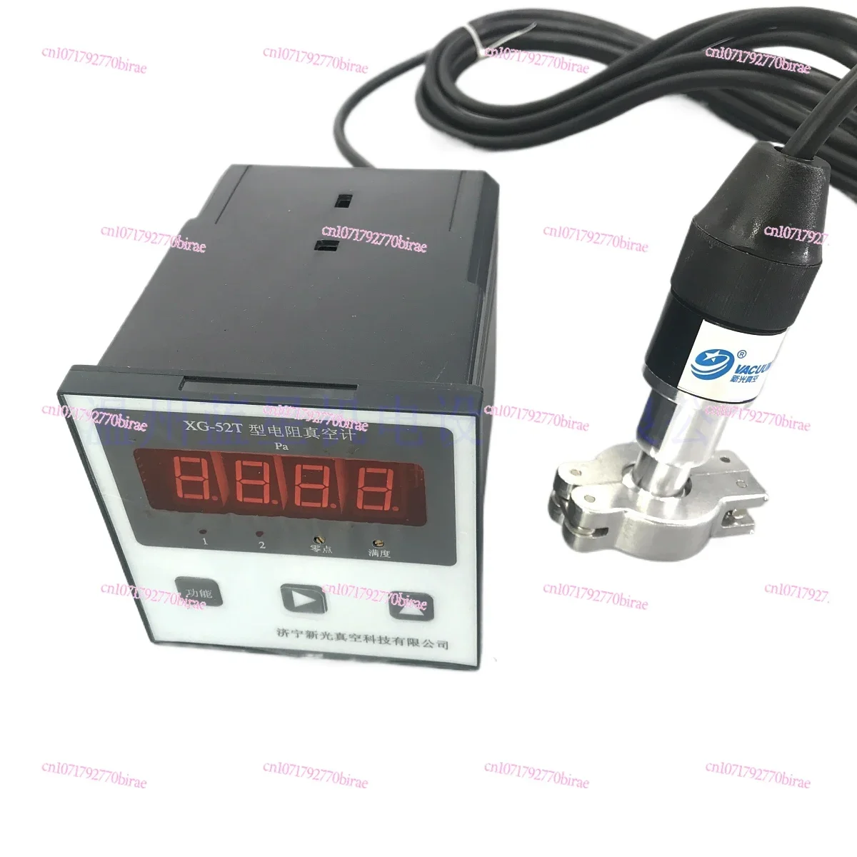 New Light Resistance  Gauge BS-XG-52T with KF16  Silicon Tube ZJ-52T Vacuum Value 0.1Pa