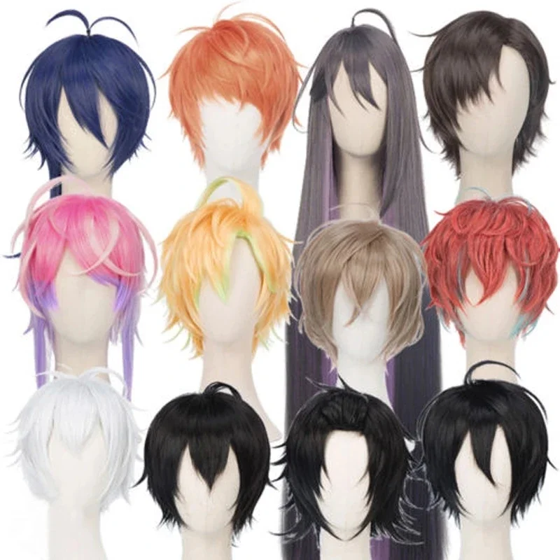 Hypnosis MIC Division Rap Battle Wigs Ichiro Yamada Jiro Saburo Jakurai Jinguji Gentaro Yumeno Doppo Hifumi Izanami Cosplay Wig