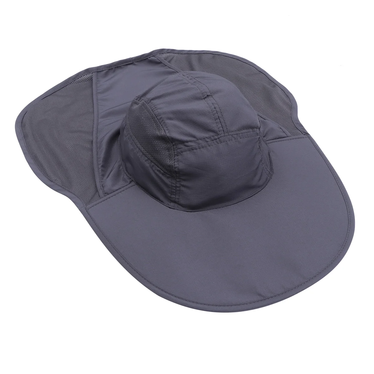 

Sun Protection Hat Lightweight Breathable Outdoor Fishing Cap For Hiking Beach Vacation Men Women Unisex (Dark Grey)