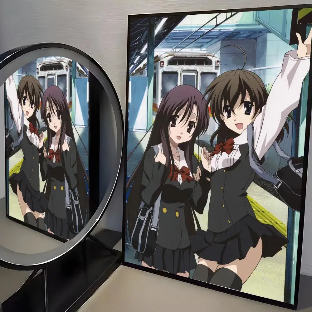Anime School Days Poster HD, selbstklebende Wanddekoration für Zuhause, Büro, Wohnheim, Schlafzimmer und mehr, ideale Geschenkidee – Detail 9