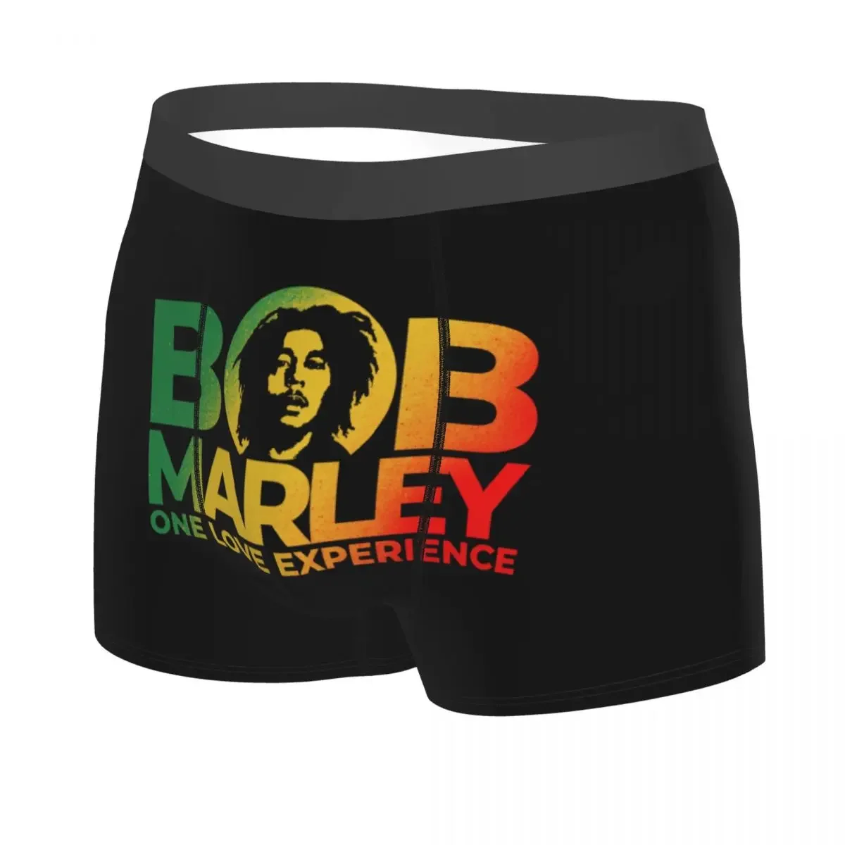 Jamaica Reggae Bob Marley Underwear Men Sexy Printed Custom Singer Boxer Briefs Shorts Panties Soft Underpants