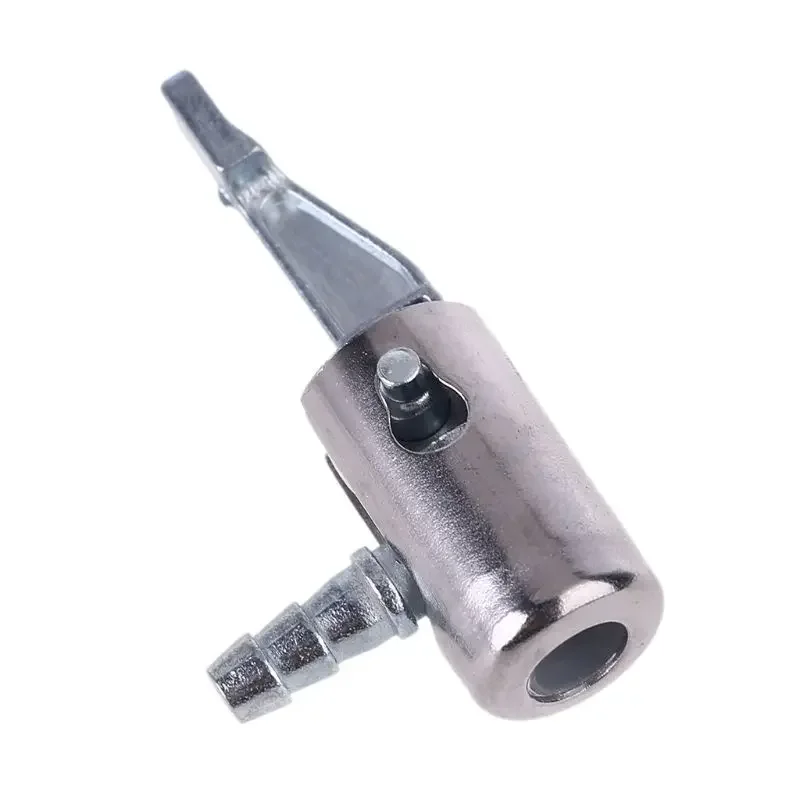 1/4 Lock on Air Chuck Car Truck Tyre Tire Inflator Valve Air Pump Clip Nozzle Metal Adapter Connector Car Inflatable Connector