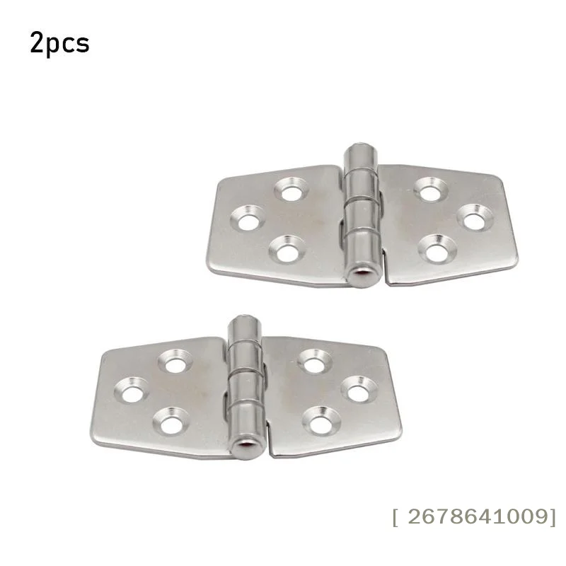 ⚑2Pcs Boat Hinge 316 Stainless Steel Strap Door/Window/Cabinet/Deck Flush Mount For Marine Yacht RV Camper Marine Accessories