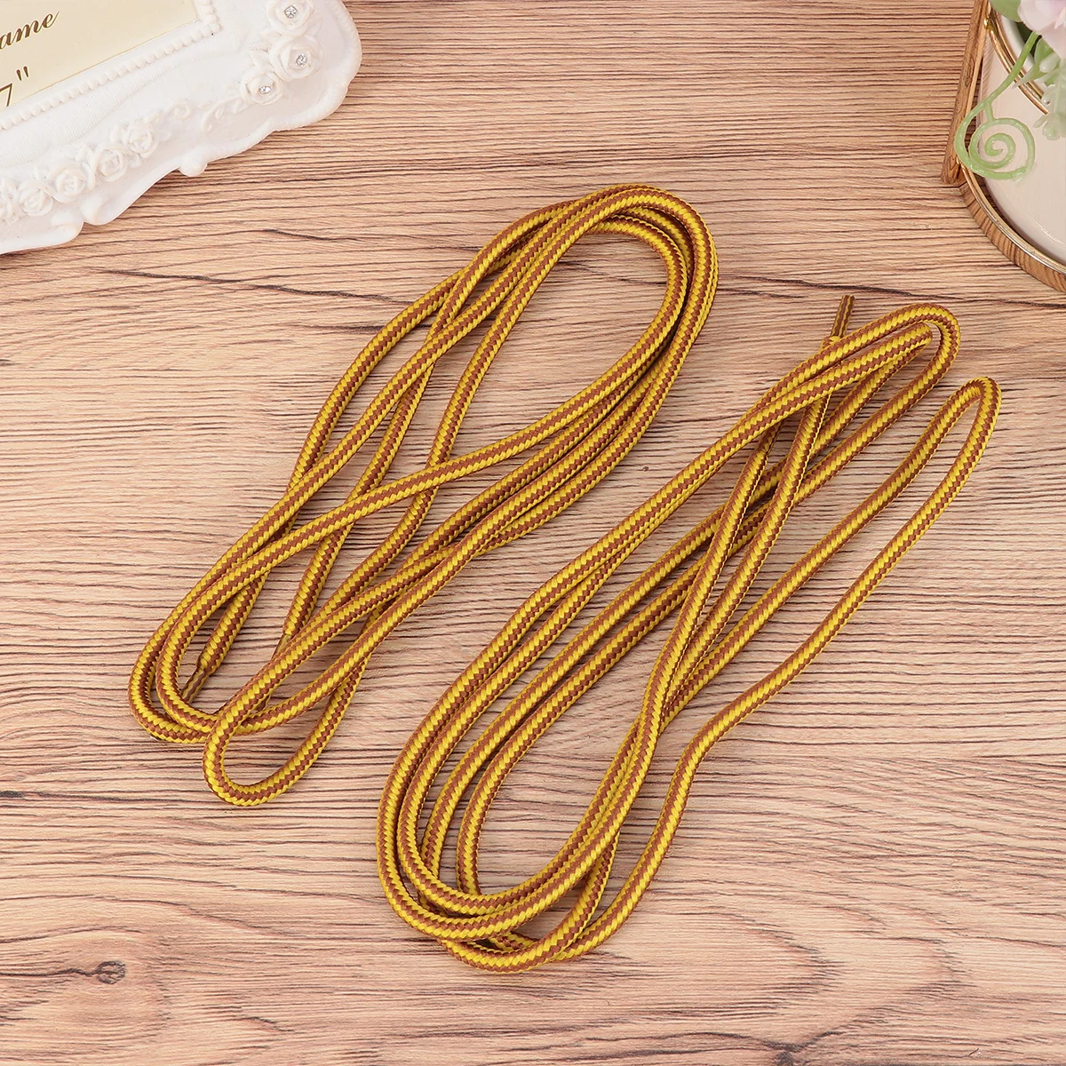 

10pcs 150Cm Boot Shoelace Double Color Knitted Durable Strong Lace For Ankle Boots Outdoor Wear Compatible With All