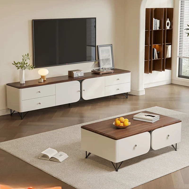 Living Room Tv Stand Drawers Universal Luxury Monitor Center White Console Tv Unit Cabinet Mobile Per Soggiorno Tv Furniture