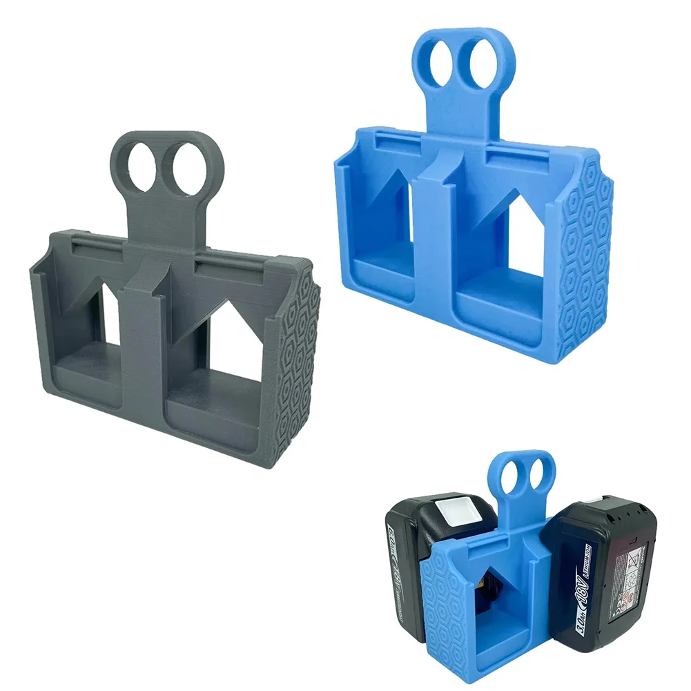 

1pc Battery Storage Rack ABS Battery Holder Organizer For 14V 18V Batteries Garages Power Tool Accessories