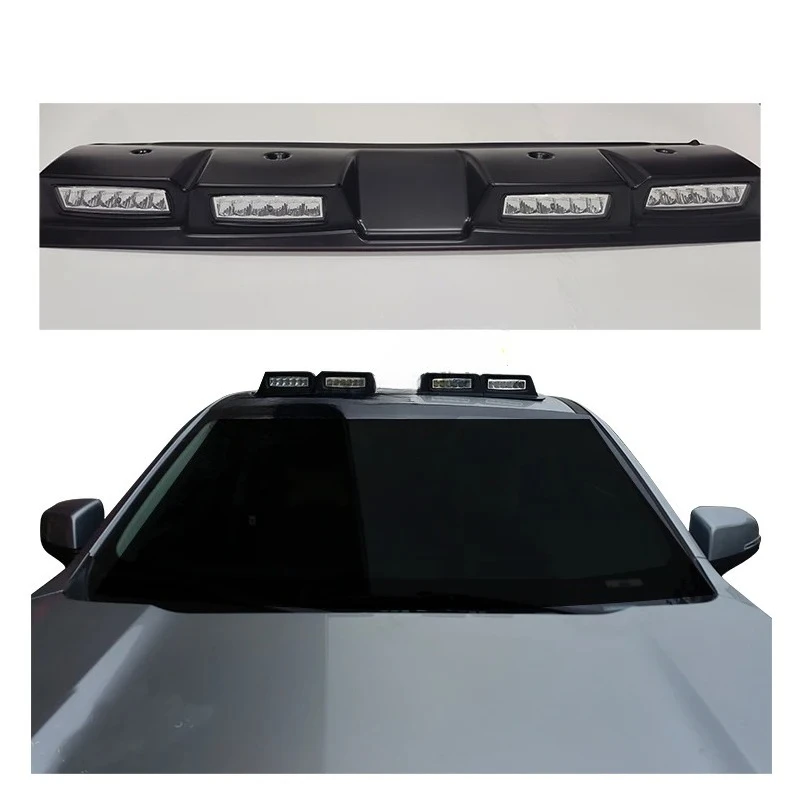 GZDL4WD Universal Button Control 4 Lens ROOF TOP BAR DRIVING POD LIGHTS Led OFFROAD FOG SPOT HEAD LAMPS Without Antenna