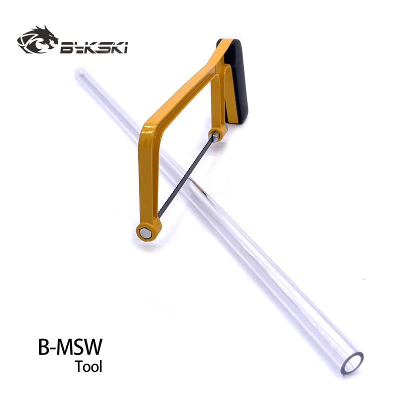 Bykski B-MSW Mini Hacksaw Tool Used for Cutting Acrylic PMMA PETG Hard Tube / Computer Cooler System Rigid Pipe Frame Saw