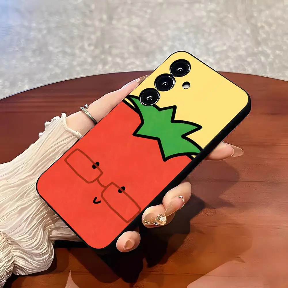 Lovely Tomato Phone Case For Samsung A27 A37 A33 5G A54 A36 A35 A56 A52 A17 Shockproof Soft Cover