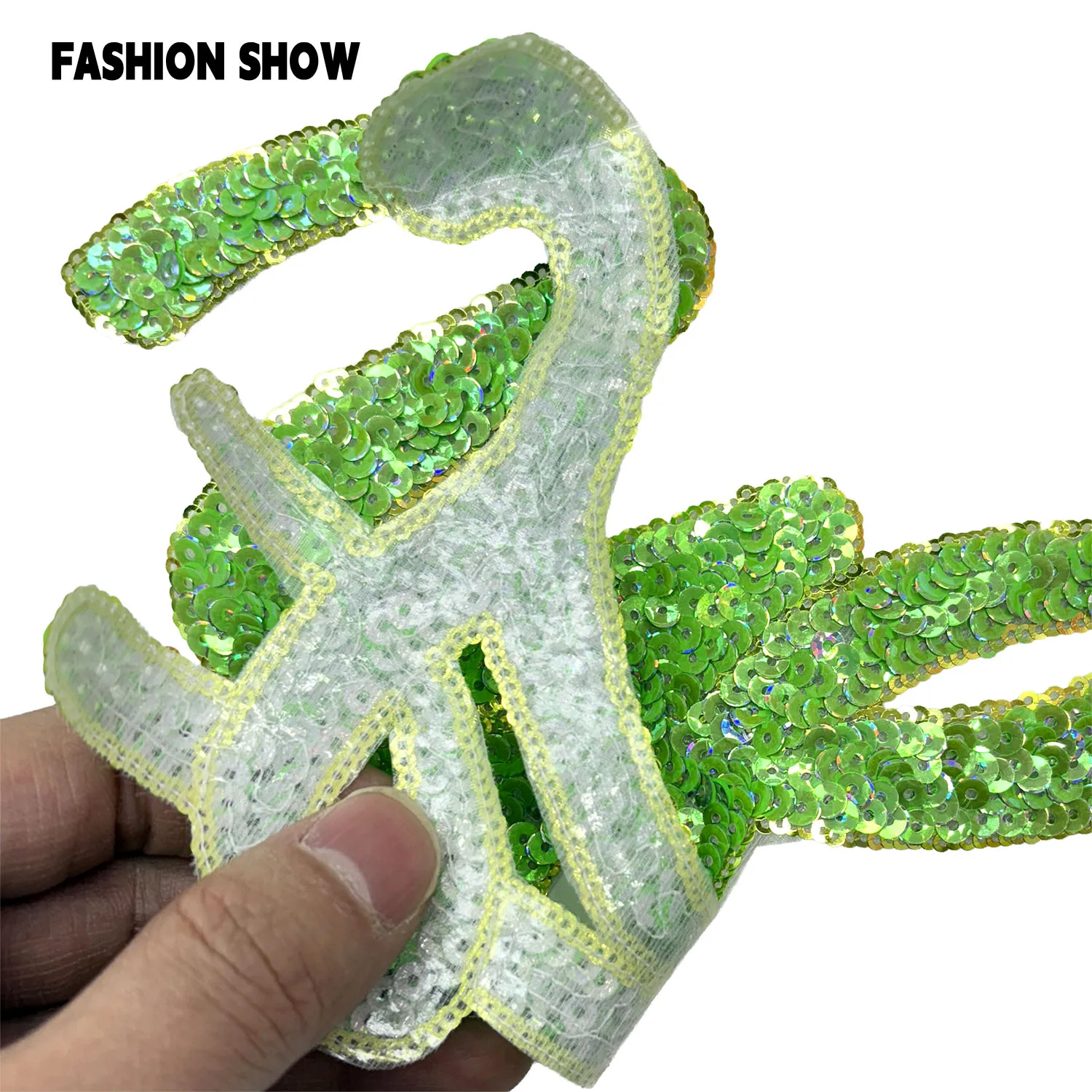 Shiny Yes Letter Sequin Embroidery Patch, No-Sew Iron-On Rhinestone Patch, Iron-On Instantly, Sequin Embroidery Decoration, Upgraded Sweatshirt Hat DIY Fabric Patch
