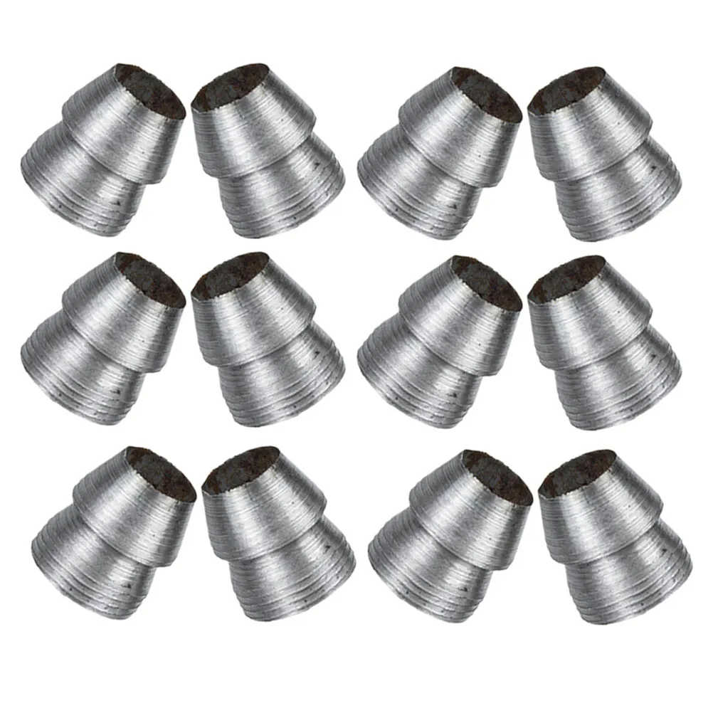 

12pcs 10mm Round Metal Hammer Axe Handle Iron Taper Tool for Woodworking Camping Repair Heavy Duty Stable for Hammer