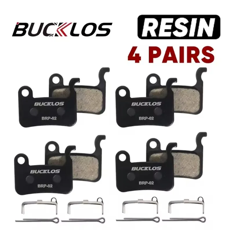 BUCKLOS Fahrrad-Scheibenbremsenbeläge für SHIMANO A01S M06 M07 Verschleißfeste Fahrrad-Hydraulikbremsenbeläge MTB-Bremsbeläge Fahrradbremsen