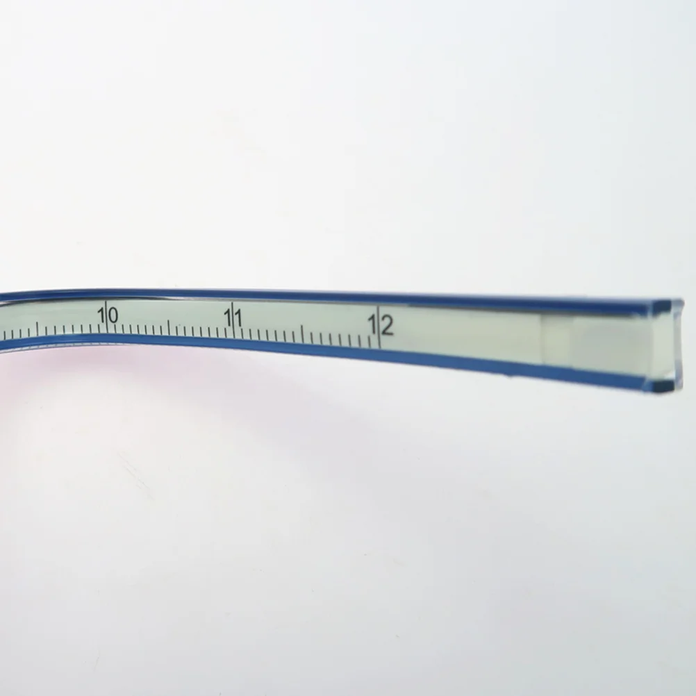 Penggaris Ular Fleksibel 50Cm dengan Inti Logam Presisi untuk Pengukuran Kurva, Alat Gambar Ideal, Pita Ukur Kain untuk DIY