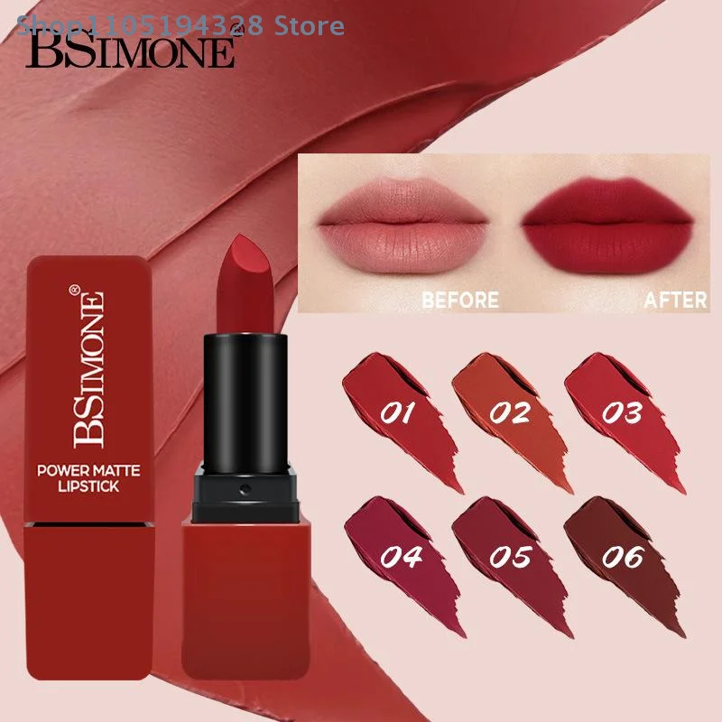 [MP]Waterproof Moisturizing Long-Lasting Velvet Matte Lip Gloss Red Lip Tint Makeup Advanced Matte Finish For All Skin Types