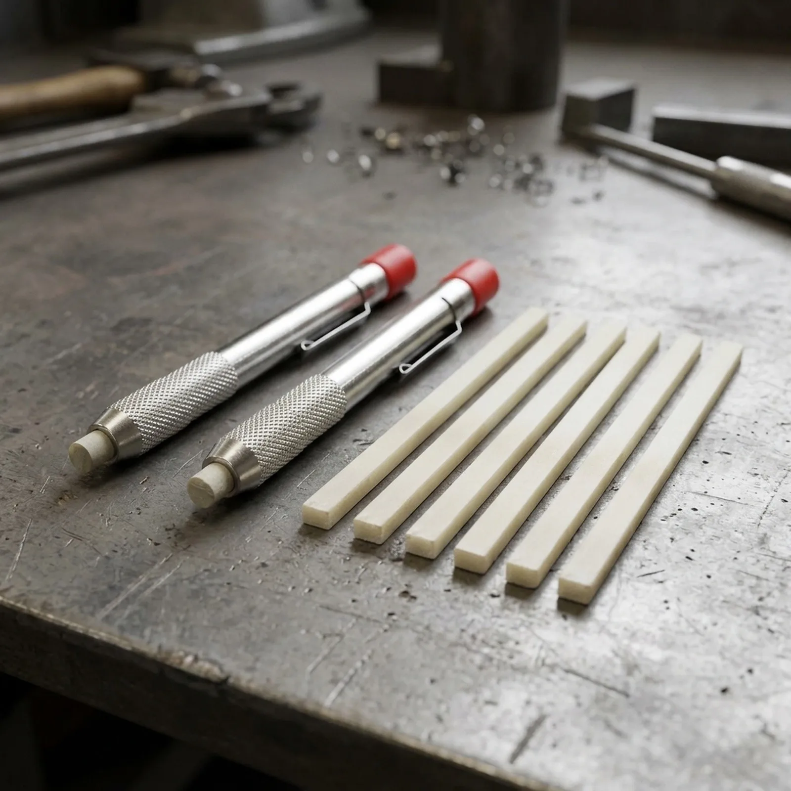 Soapstone Pen Set for Precise Marking Welding Accessories Tools for Various Industries Secure Fixation and Durability