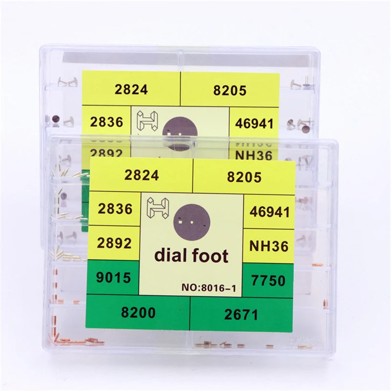 Watch Dial Feet Assortment Spare Parts Alloy Repair Tool for Watchmaker Compatible with 2824 8205 2836 46941 2892 NH36 9015