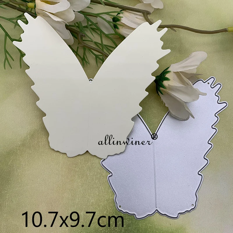 New Wings Love Frame Leaf Metal Cutting Dies for DIY Scrapbooking Album Paper Cards Decorative Crafts Embossing Die Cuts