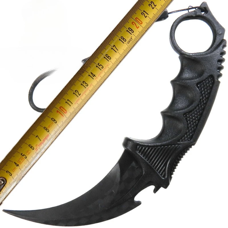 23 سنتيمتر/9.06in CS لعبة نماذج الطرفية Karambit البلاستيك مخلب السكاكين اللعب الأسلحة الدعائم تحصيل الحلي نماذج شفرات غير مقطوعة