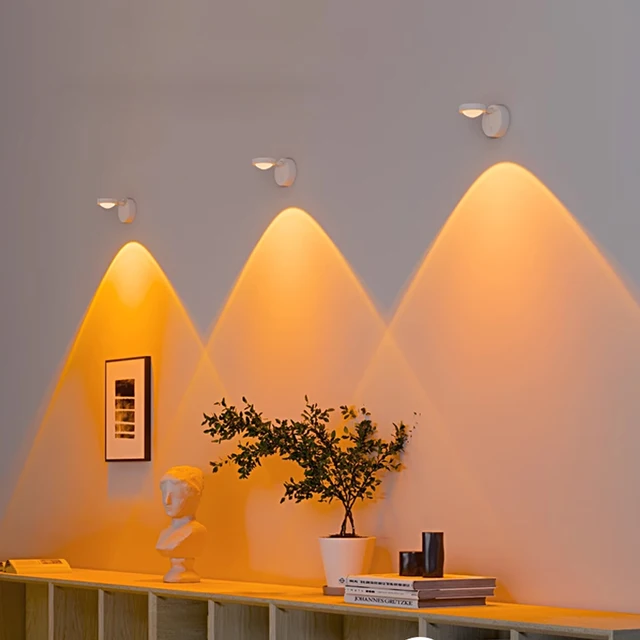Bezprzewodowa lampa o zachodzie słońca Lampka nocna Projektor Dekoracja domu Kinkiet Led Światła Do pokoju Kuchnia Gablota Szafka Sypialnia Dekoracja sypialni światła dotykają lampki na zachód słońca lampka lampka nocn