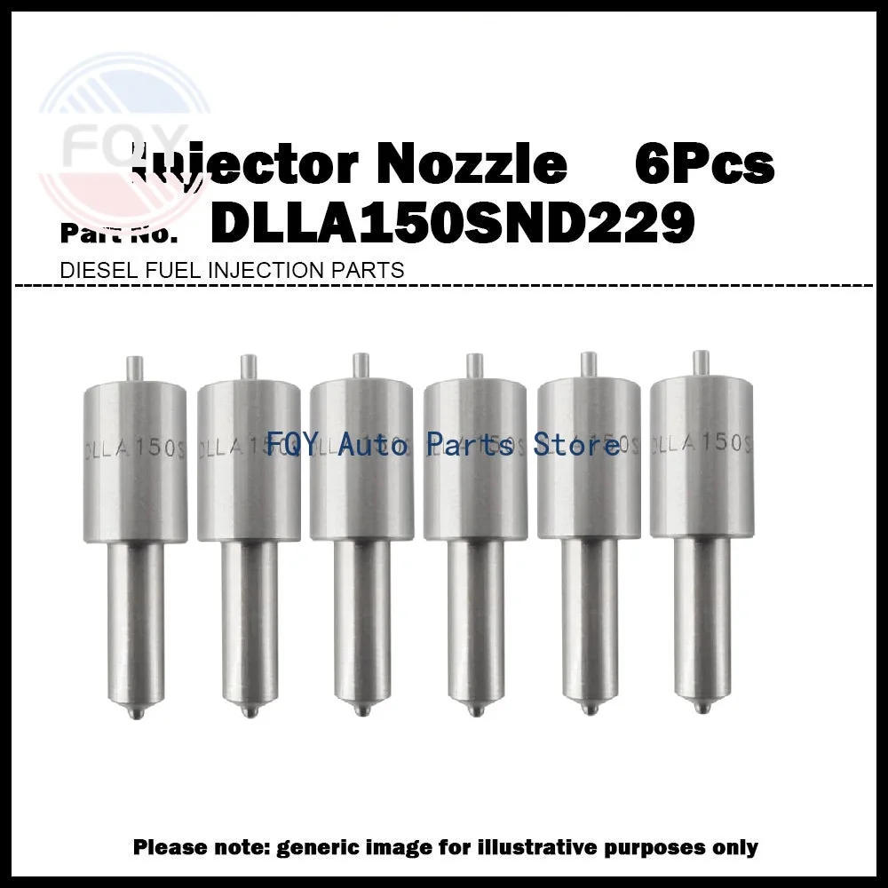 

6X For HINO 500 H06C H06CT H07C High Quality Diesel Fuel Injector Nozzle Tip ND-DLLA150SND229