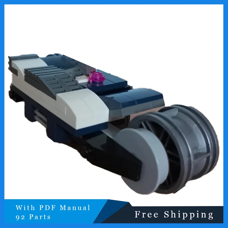 

92 шт., городская креативная двухколесная модель мотоцикла, строительный блок, детский сборочный набор кирпичей, игрушечный набор, подарок на день рождения для мальчика