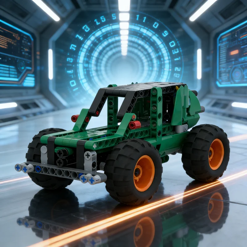 

182 детали, конструктор MOC «Технический джип», альтернативная модель, развивающая игрушка, идея для подарка на Рождество, обучающие кирпичики для детей