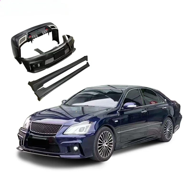 AG style body kit PP plastic bumper skirt for 2005-2009 Toyota Crown 12th generation