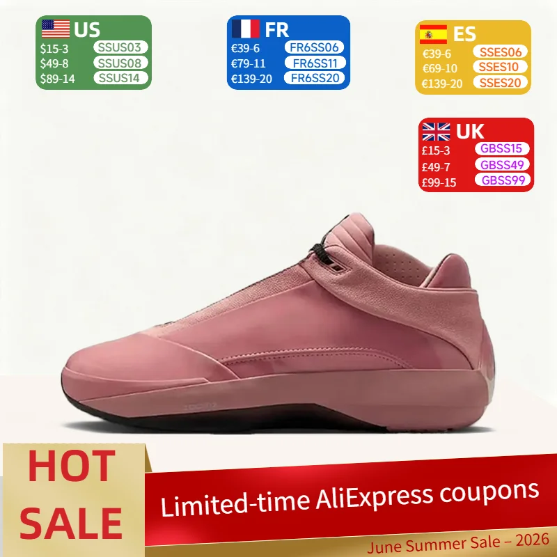 Nike Jordan Air Jordan 40: Tênis de basquete masculino minimalista, elegante, macio e responsivo na cor Rosa Ferrugem HM9932-600