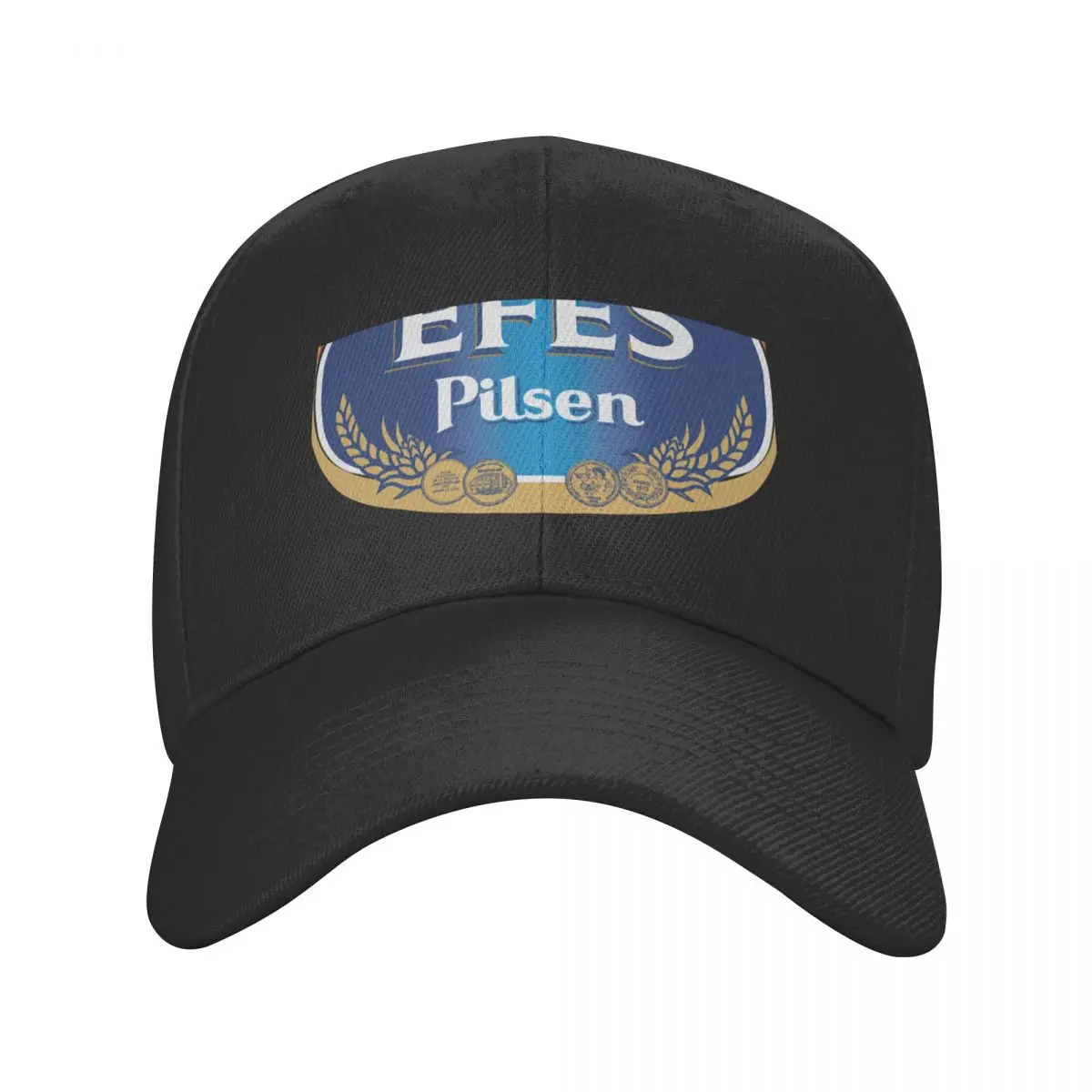 Efes pilsen gorra de béisbol para hombre y mujer, gorro de Anime con visera térmica negra, gorras de Montañismo