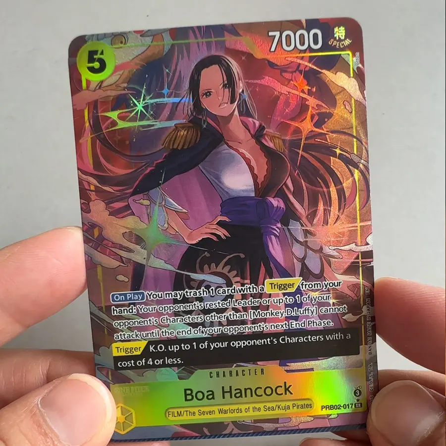 One Piece Boa Hancock Proxy Cards - Leader/SP/SR Parallel Rare OPCG TCG Holo Anime Collection