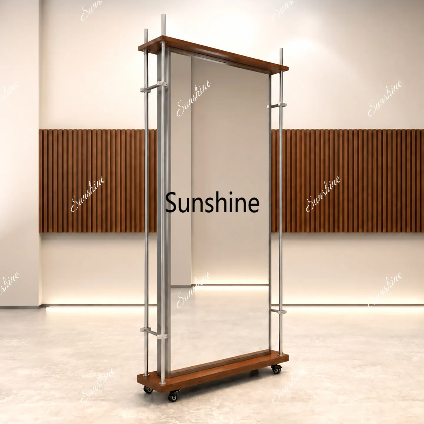 High-end movable double-sided mirror table for hair cutting mirror hair salonTJ