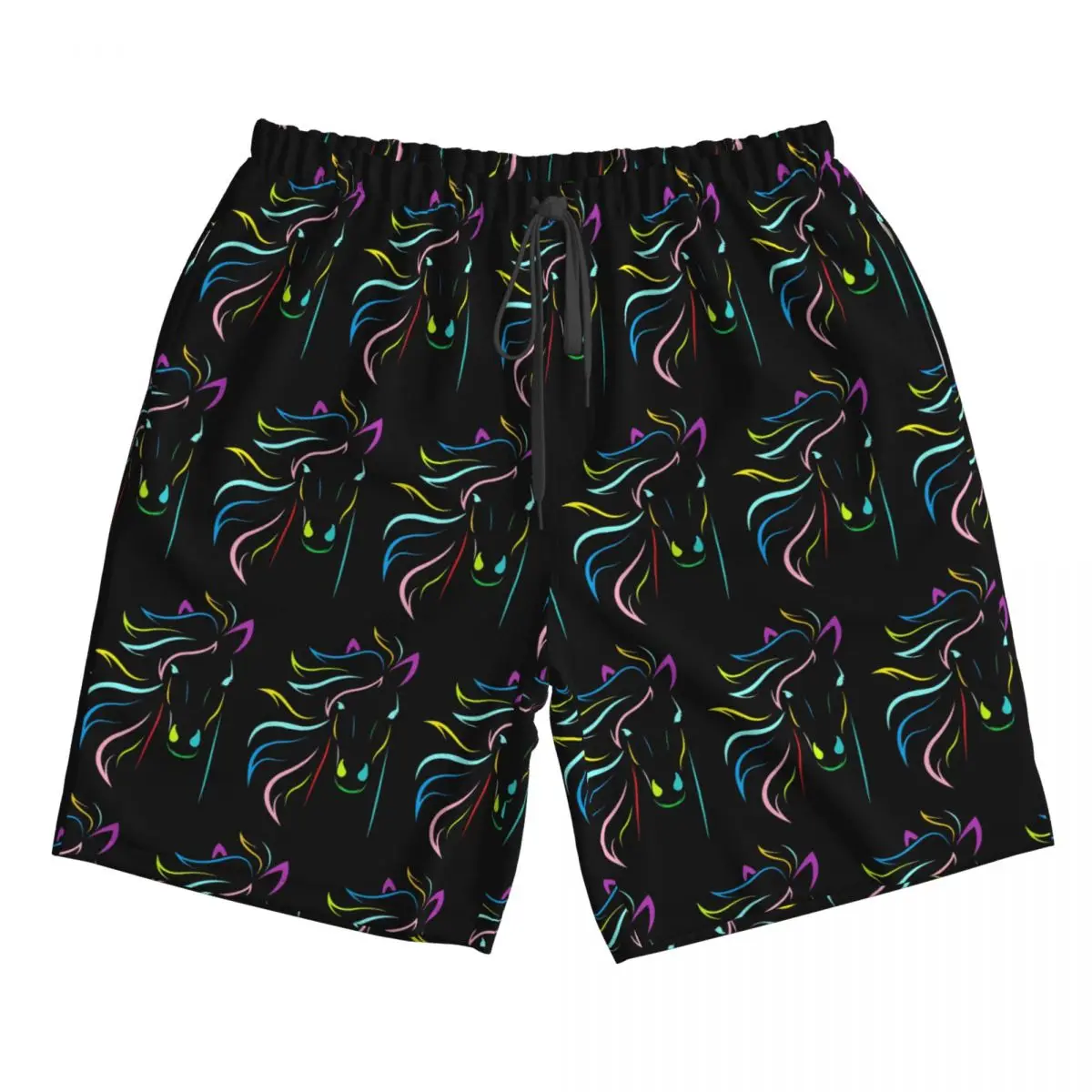 

Magical Horse Trunks Beach Board Shorts Casual Quick Dry Swim Summer Men Pants
