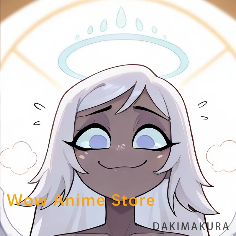 Dakimakura غطاء إميلي هازبين فندق Nsfw Futa أنيمي على الوجهين طباعة المخدة الحياة الحجم 2way وسادة للجسم