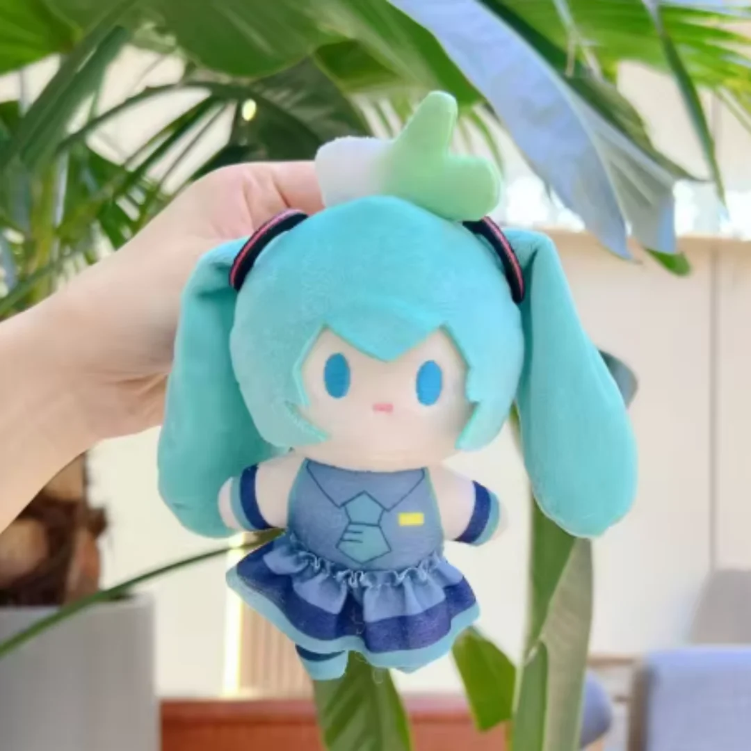 Cute Hatsune Miku Plush Keychain Kawaii Bag Pendant Soft Stuff Accessories For Birthday Gift