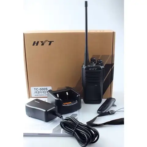 HYT TC-500 전문 워키토키, 장거리 양방향 라디오 수신기 트랜시버
