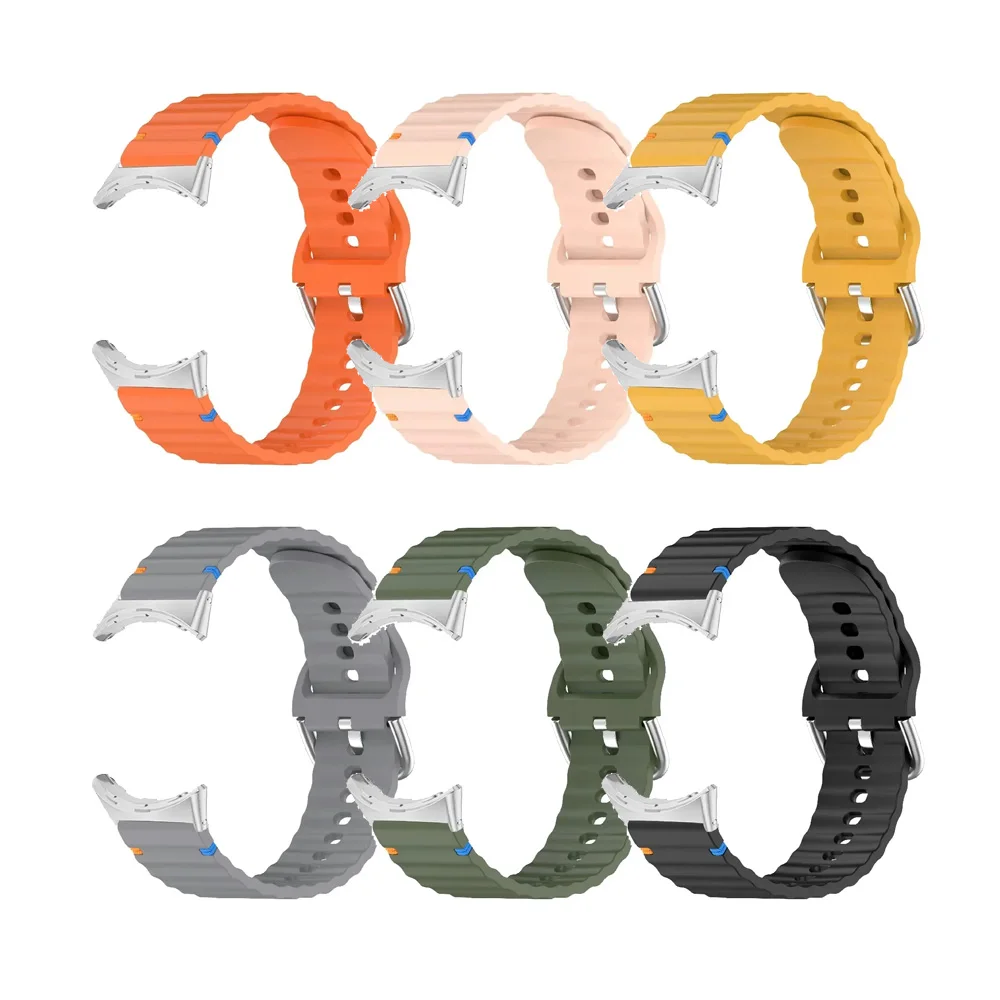سيليكون الرياضة حزام ل جوجل بكسل ساعة 4 3 2 1 41 مللي متر 45 مللي متر المطاط حزام (استيك) ساعة سوار استبدال معصمه اكسسوارات #1