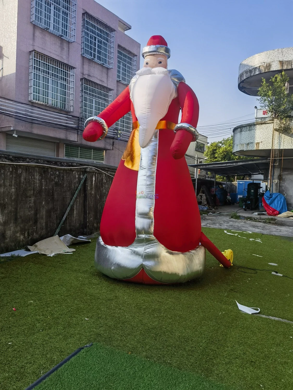outdoor activities diode inflatable Christmas decoration advertisement inflatable Santa for sale