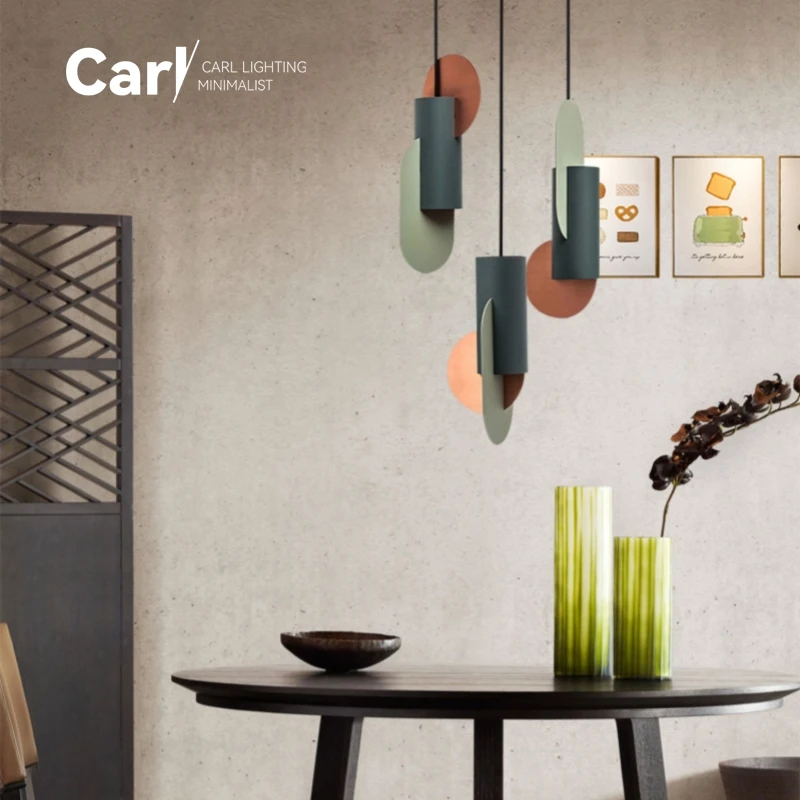 

Designer Chandelier Nordic Simple Creative Color Matching Restaurant Bedroom Model Room Cafe Art Small Chandelier