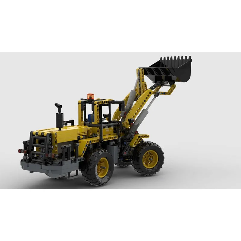 MOC-53796 Urban Charged Bagger Assembly Splicing Bausteinmodell 973, Teile MOC Creative Boy Birthday Bausteinspielzeug