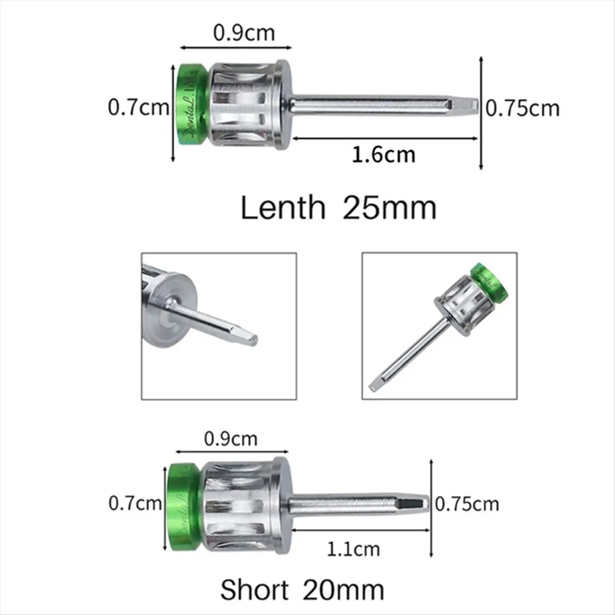 A89X Dental Implant Driver Colorful Torque Wrench Ratchet 10-70NCM with 16Pcs Driver Universal Restoration Tools